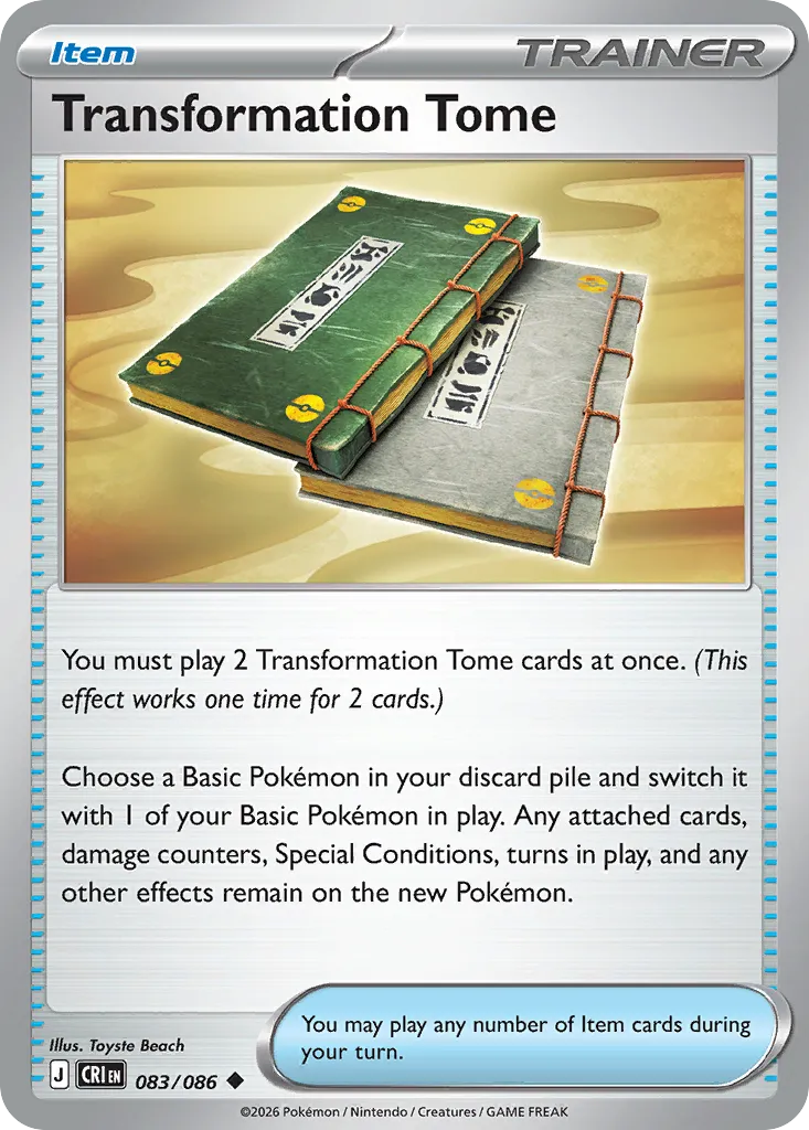 2026 Chaos Rising Transformation Tome #83/86 Uncommon card image
