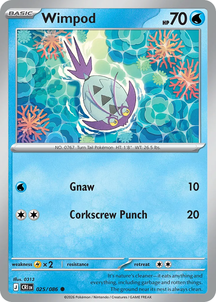 2026 Chaos Rising Wimpod Common #25/86 Common card image
