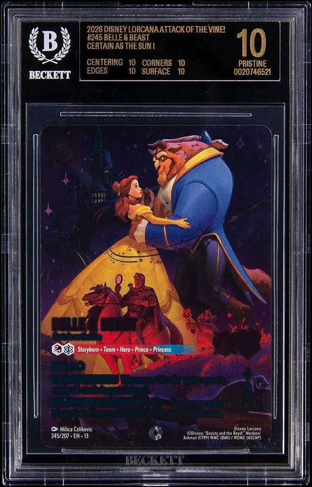 2026 Disney Lorcana Attack of the Vine! Belle & Beast #245 card image