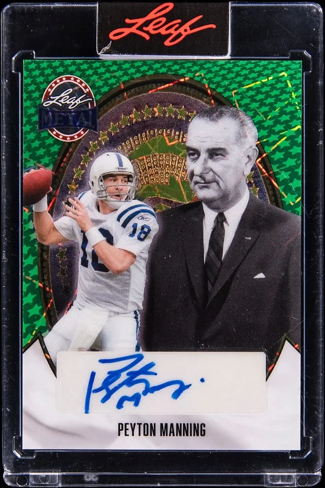 2026 Leaf Metal Peyton Manning #BA-PM2 card image