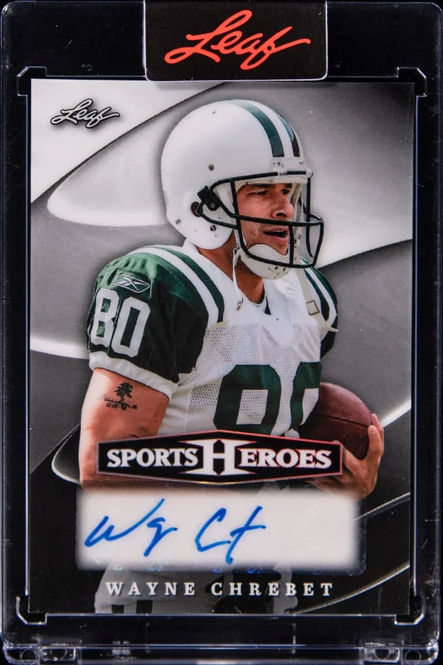 2026 Leaf Wayne Chrebet Sports Heroes Autographs White #BA-WC1 card image