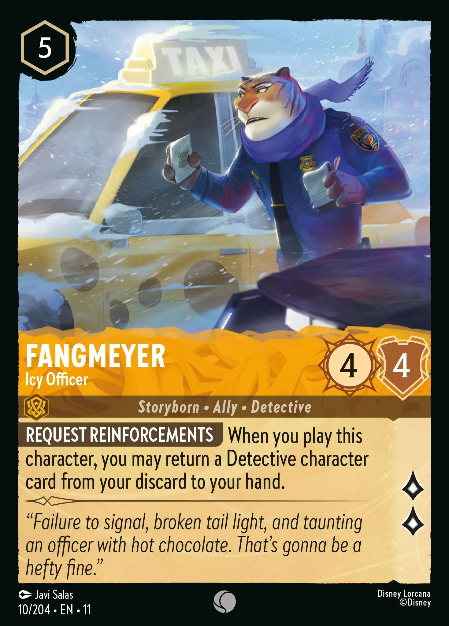 2026 Winterspell Tramp - Street-Smart Dog Common #10 Common card image