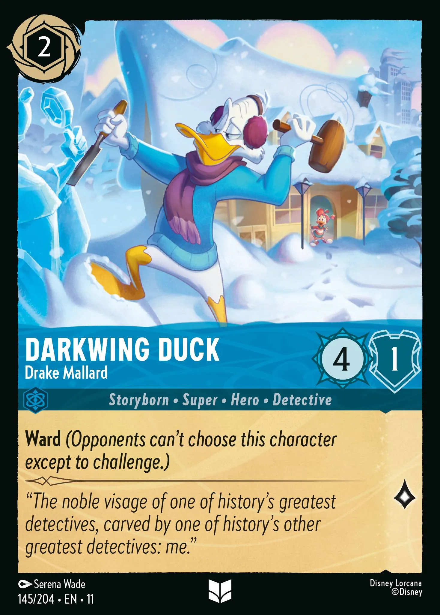 2026 Winterspell Milo Thatch - Undaunted Scholar Uncommon #145 Uncommon card image