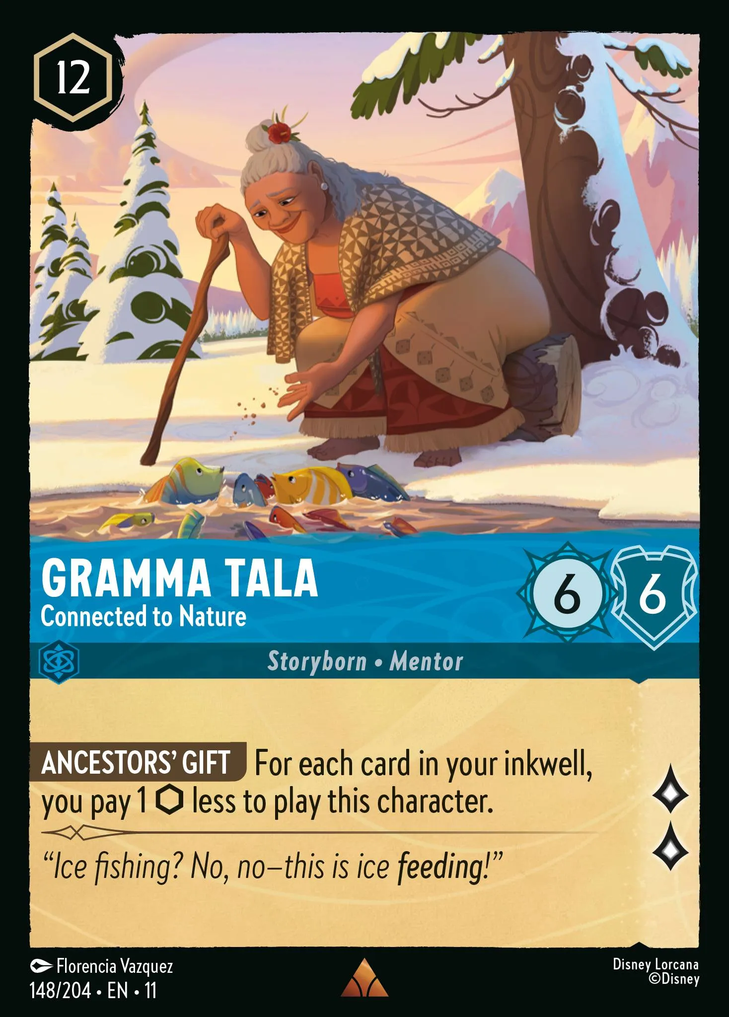 2026 Winterspell Gramma Tala - Connected to Nature #148 Rare card image