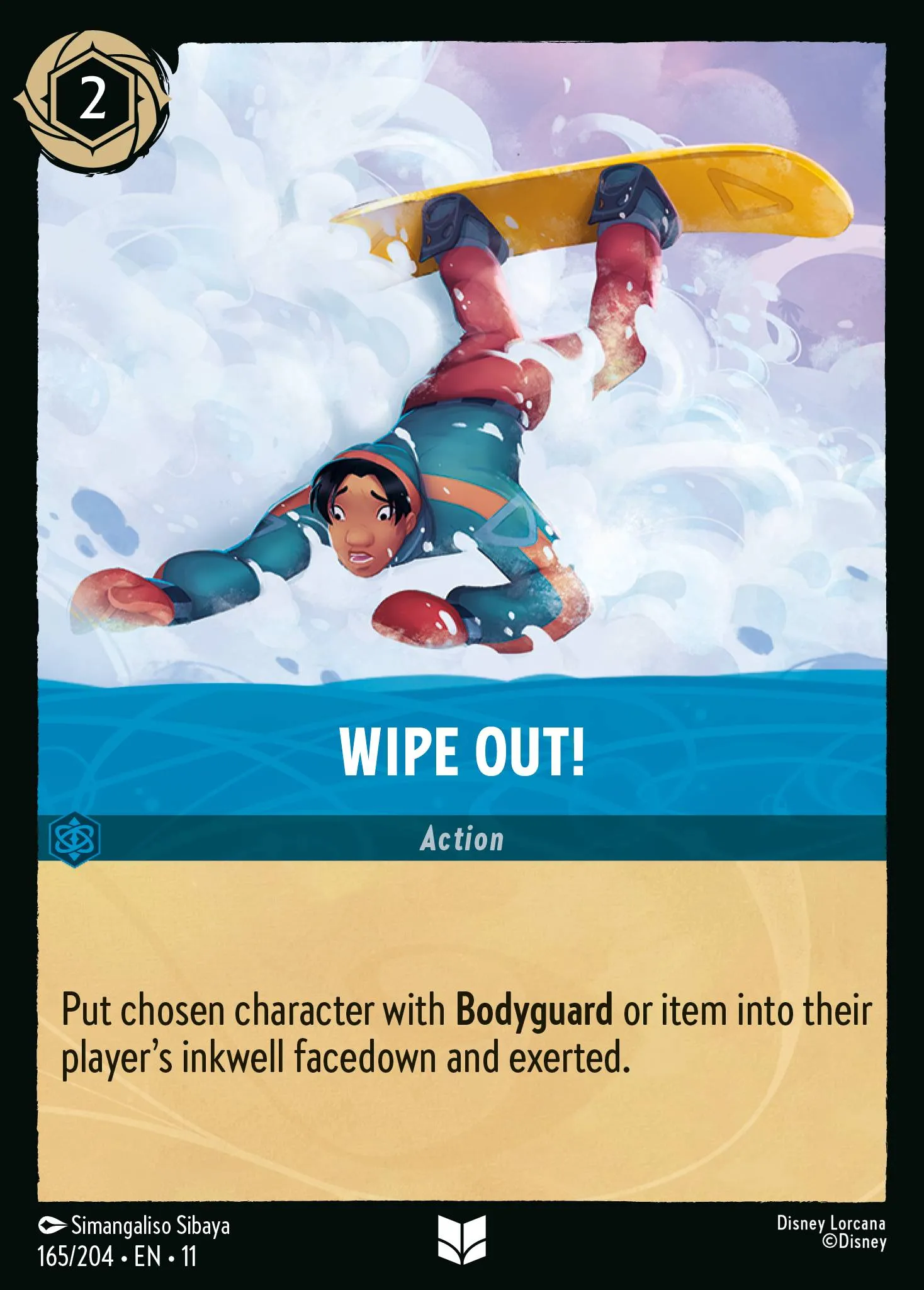 2026 Winterspell Wipe Out! Uncommon #165 Uncommon card image