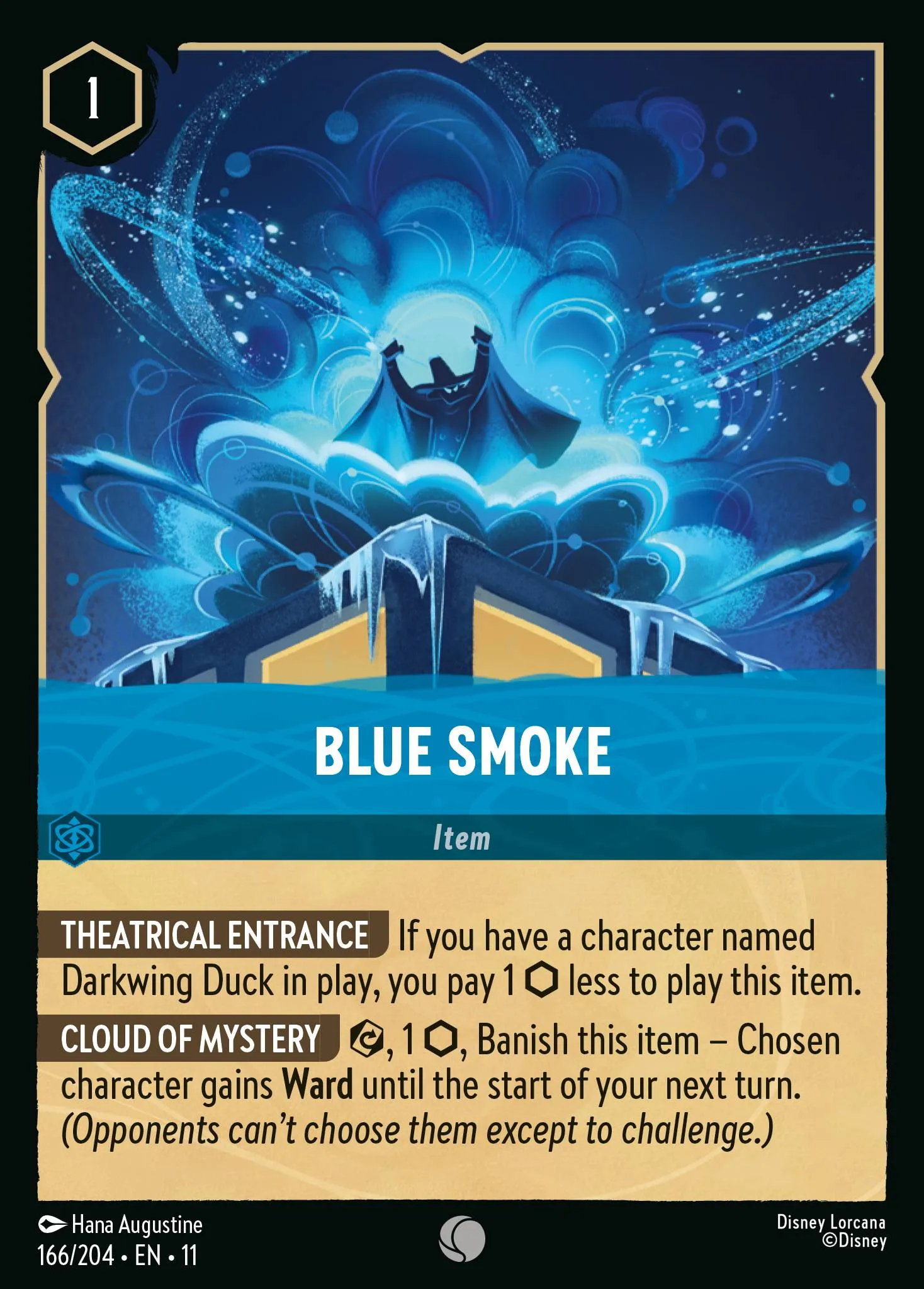 2026 Winterspell Blue Smoke Common #166 Common card image