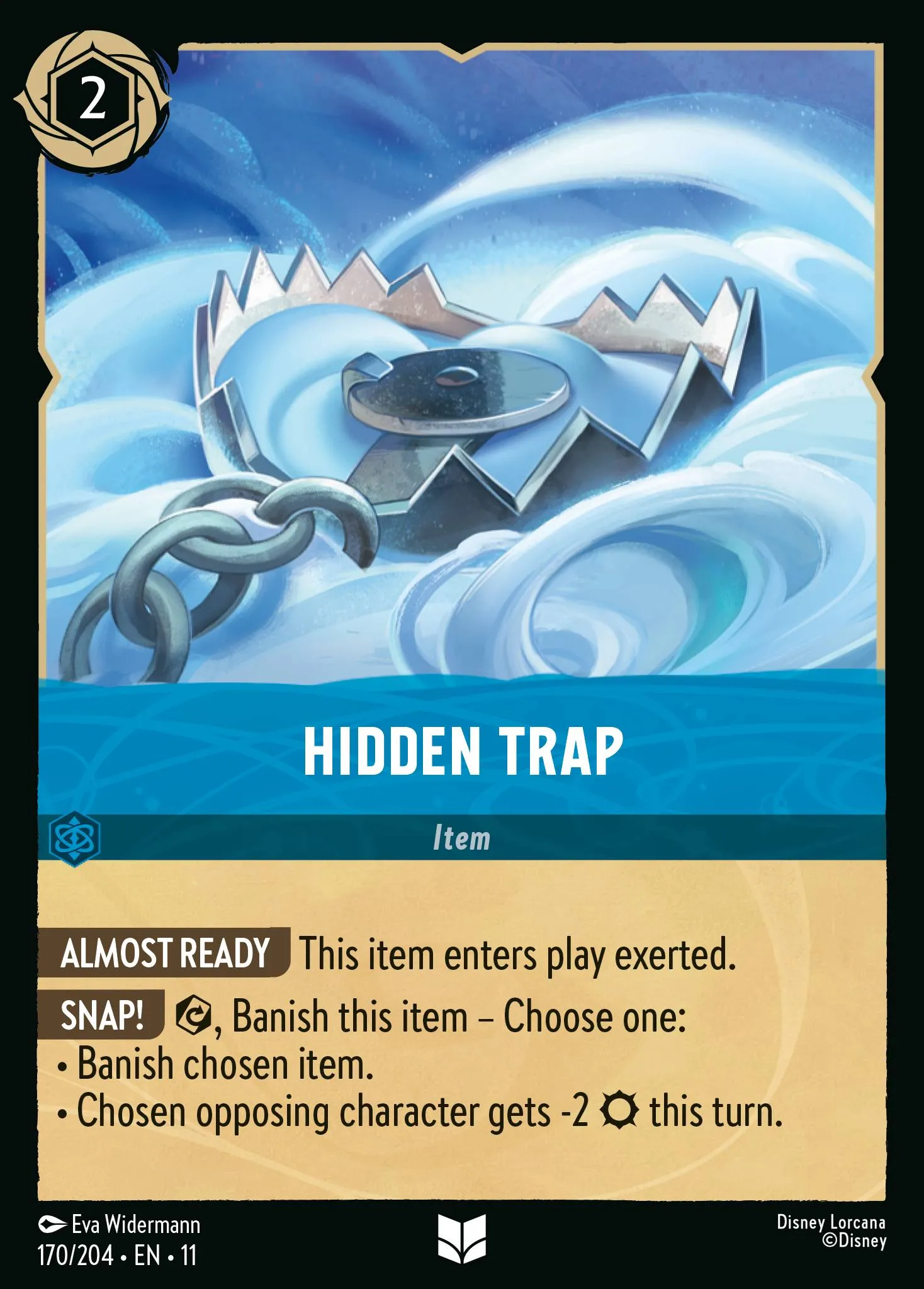 2026 Winterspell Hidden Trap [Foil] Uncommon #170 Uncommon card image