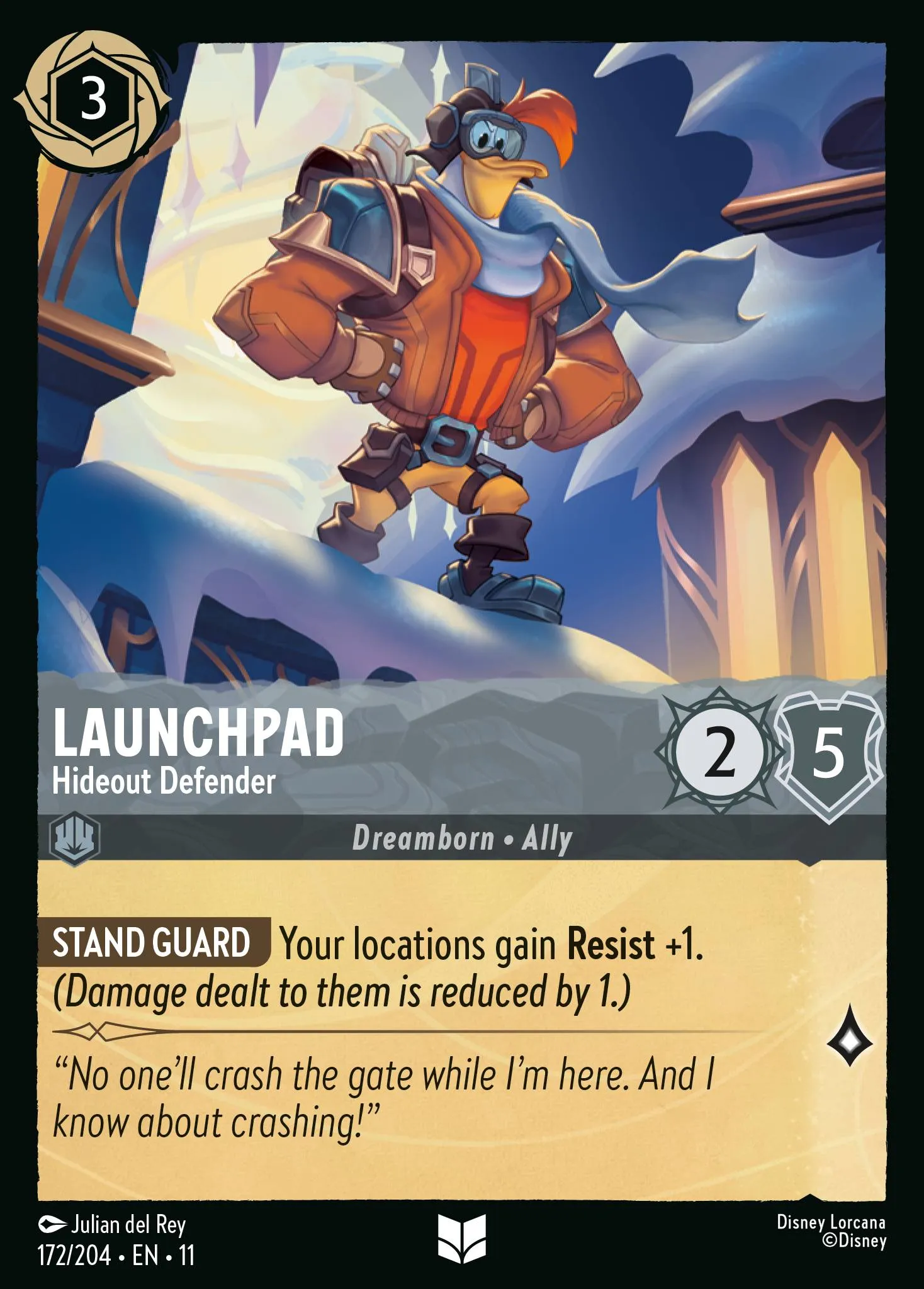 2026 Winterspell Launchpad - Hideout Defender Uncommon #172 Uncommon card image