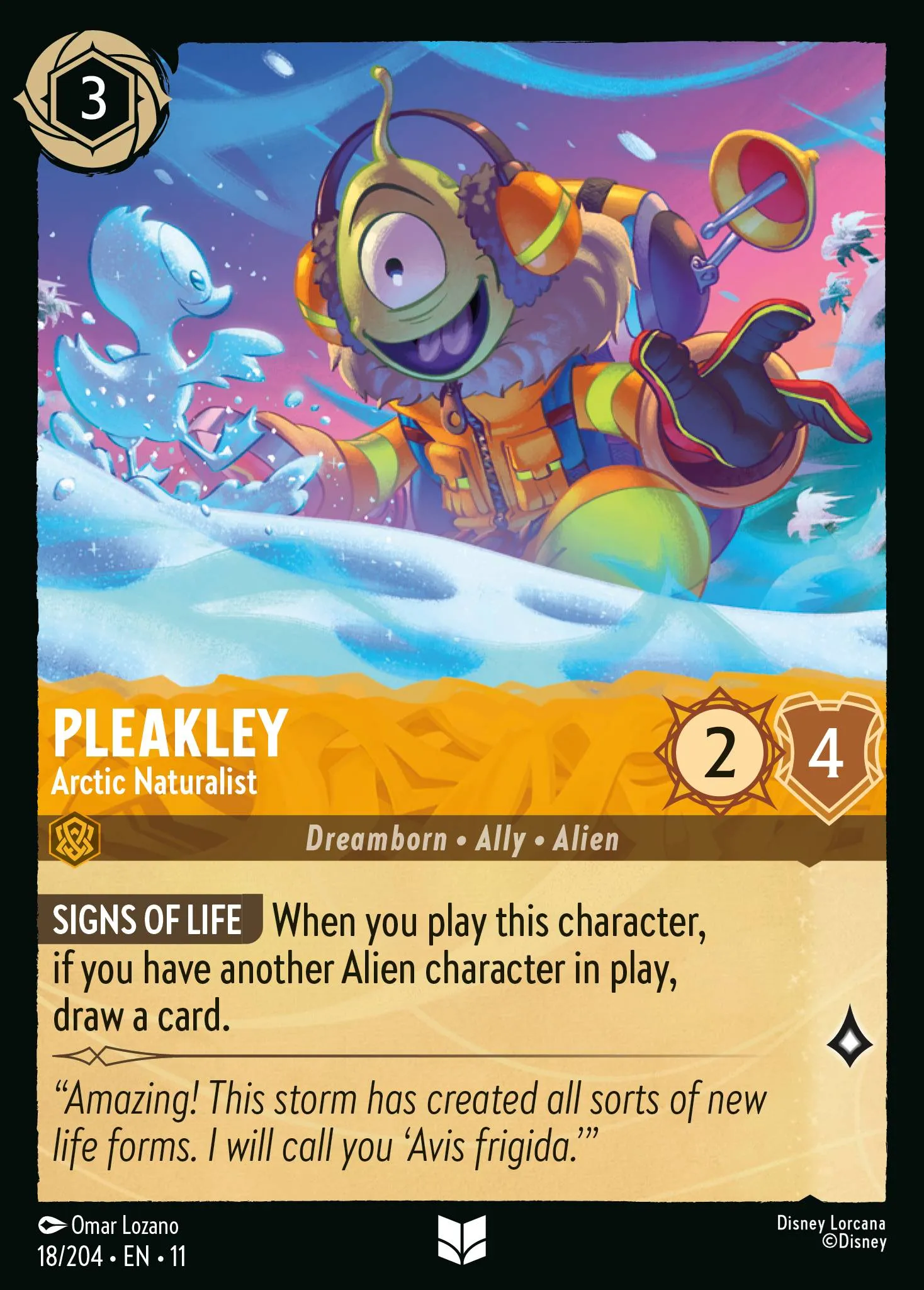 2026 Winterspell Bolt - Dependable Friend Uncommon #18 Uncommon card image