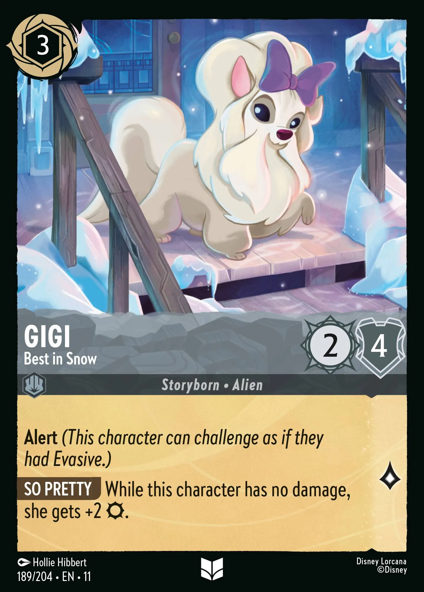 2026 Winterspell Gigi - Best in Snow #189 Uncommon card image