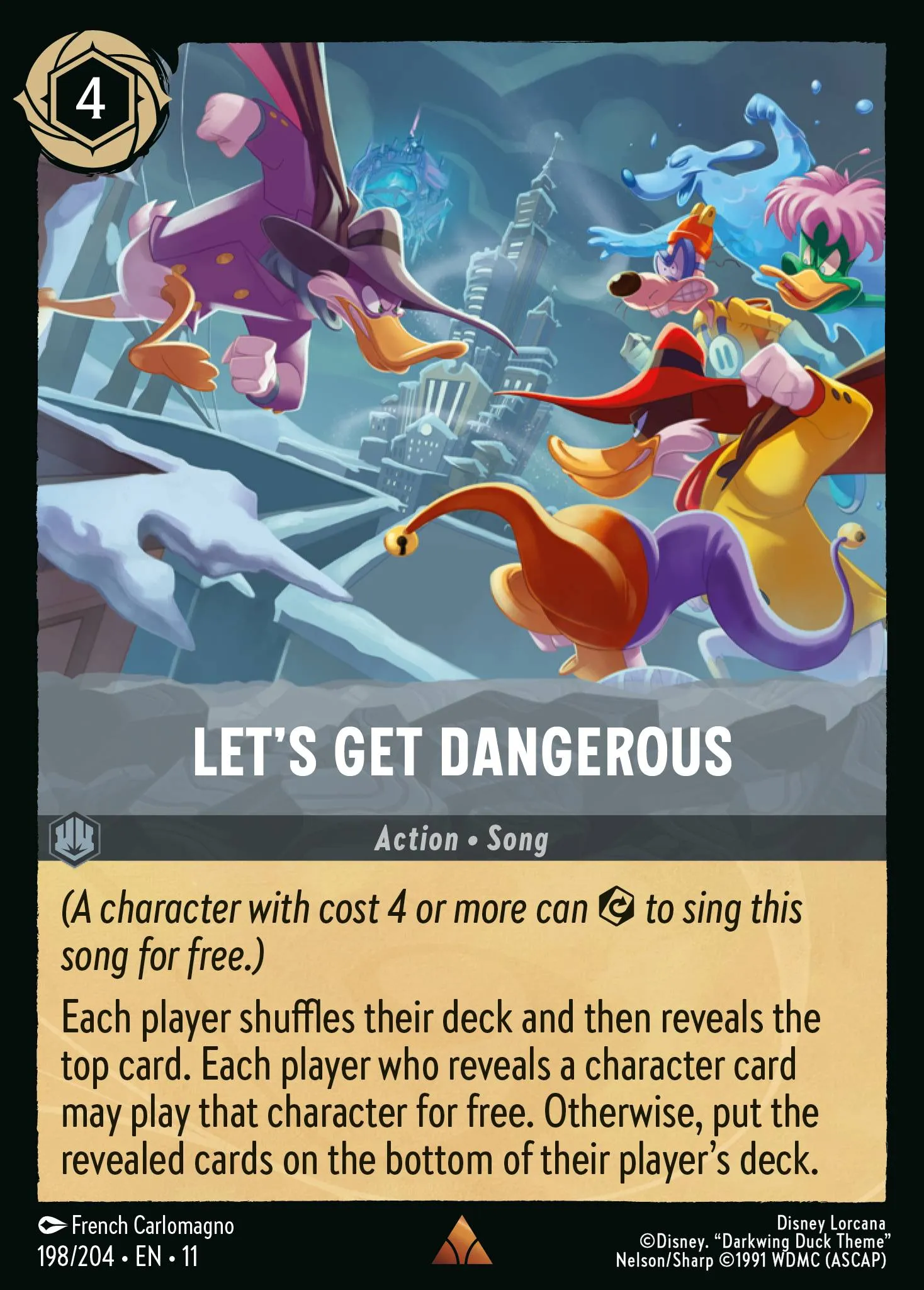 2026 Winterspell Let's Get Dangerous Rare #198 Rare card image