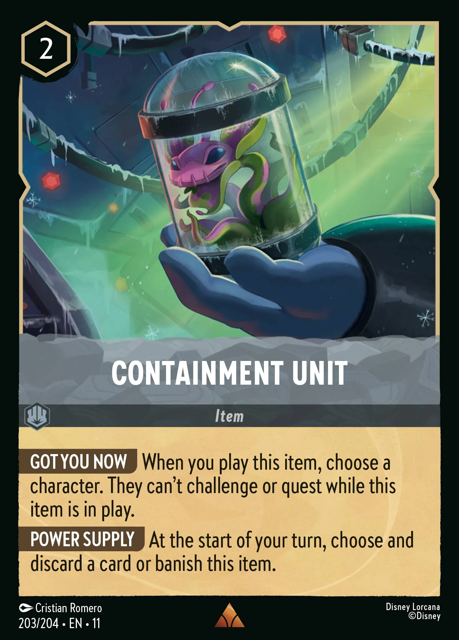 2026 Winterspell Containment Unit Rare #203 Rare card image