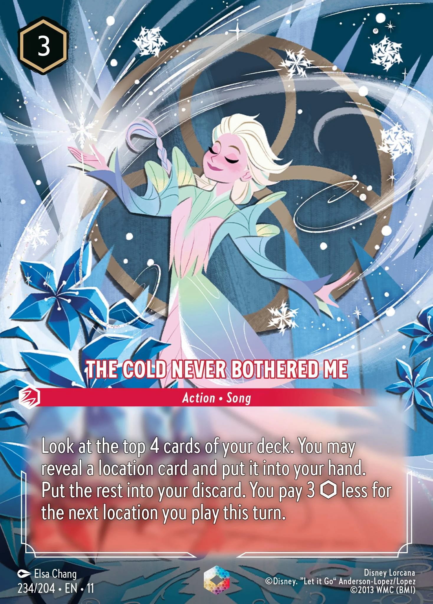 2026 Winterspell The Cold Never Bothered Me Enchanted #234 Enchanted card image