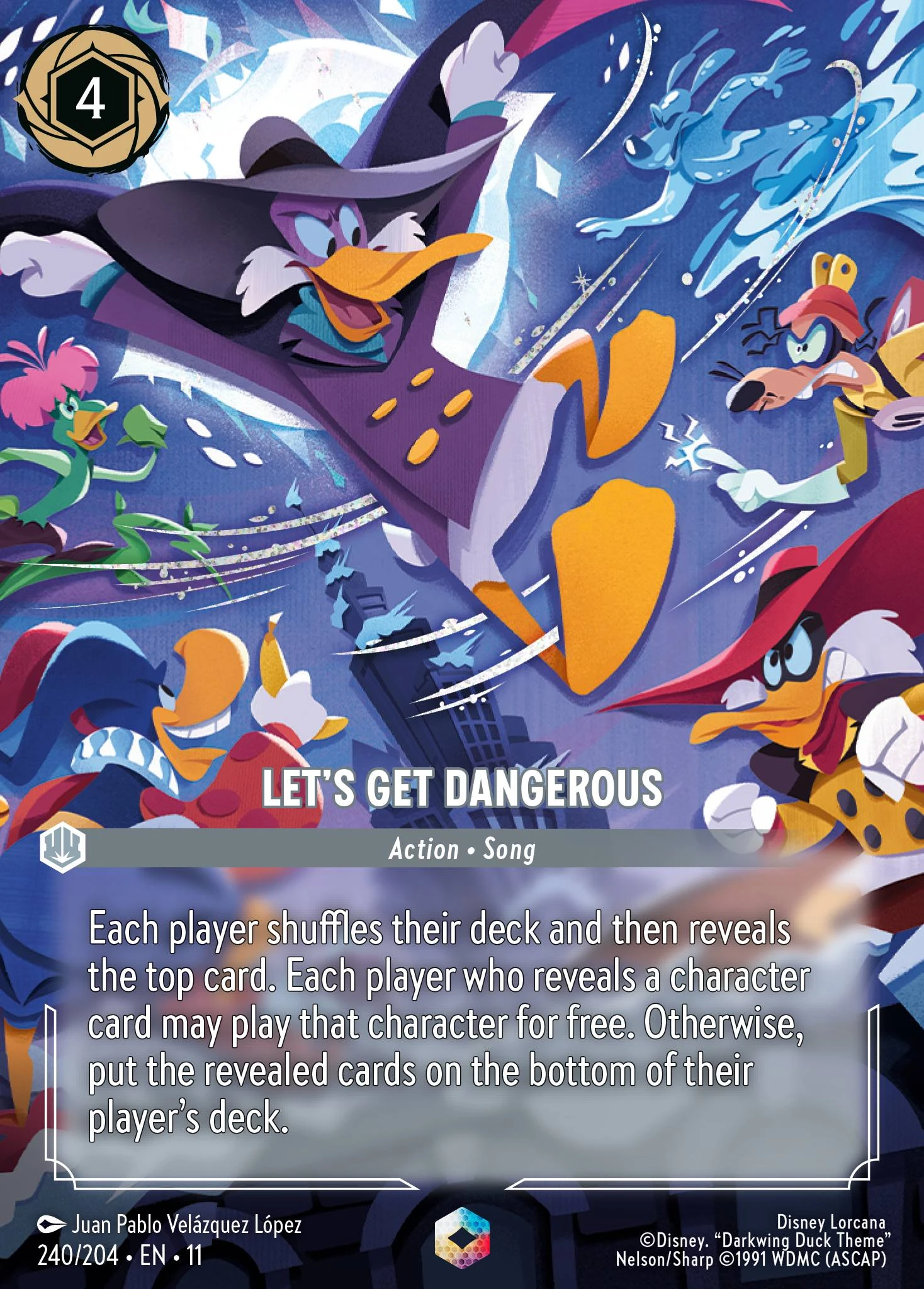 2026 Winterspell Let's Get Dangerous Enchanted #240 Enchanted card image