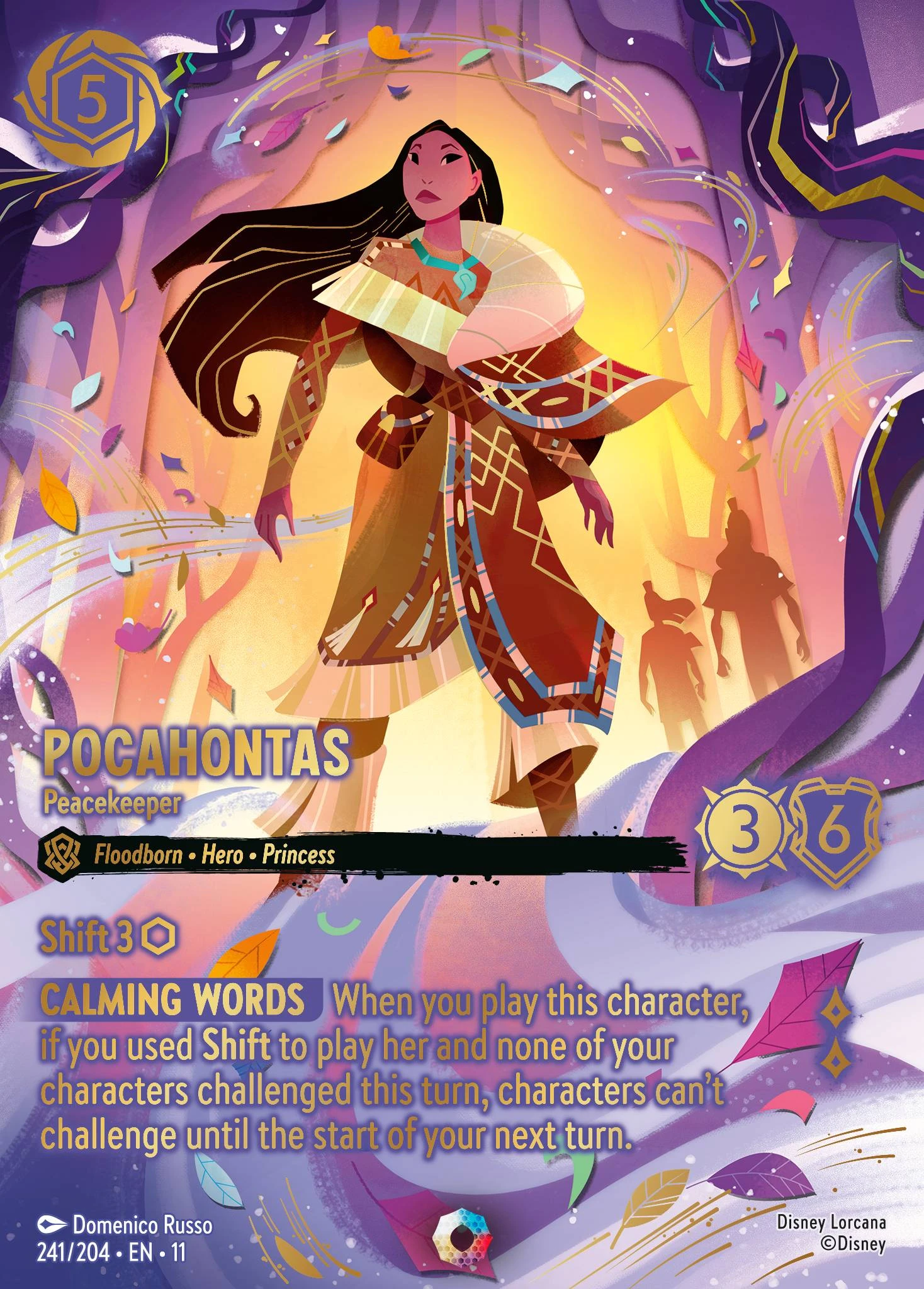 2026 Winterspell Pocahontas - Peacekeeper Iconic #241 Iconic card image