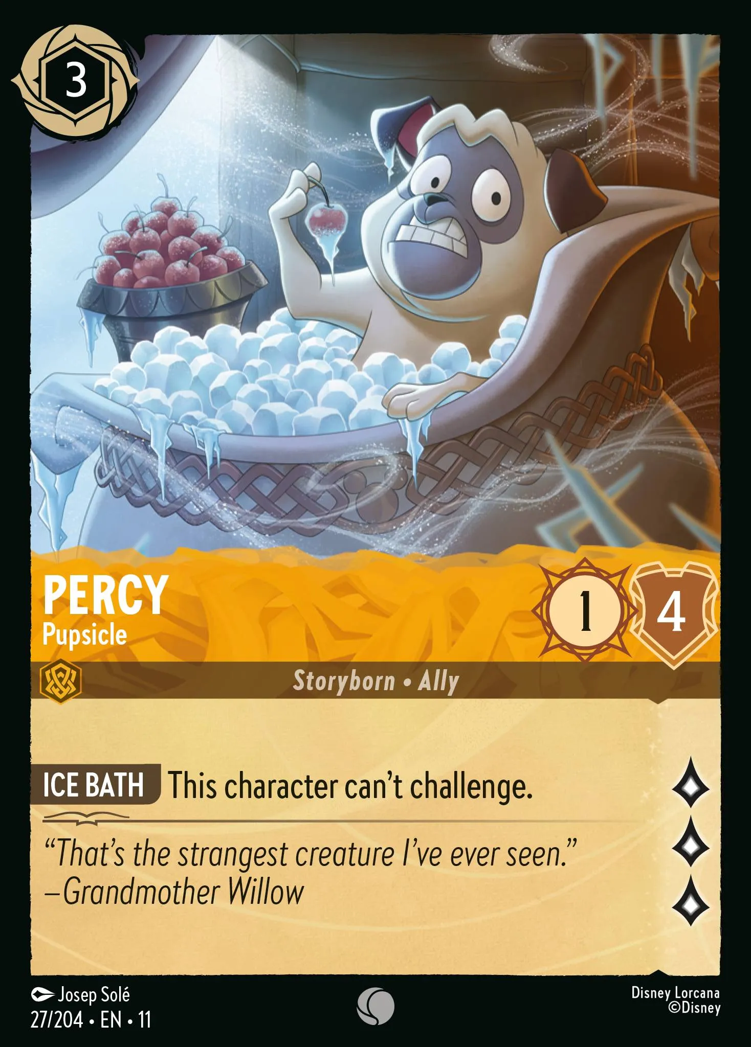 2026 Winterspell Percy - Pupsicle [Foil] Common #27 Common card image