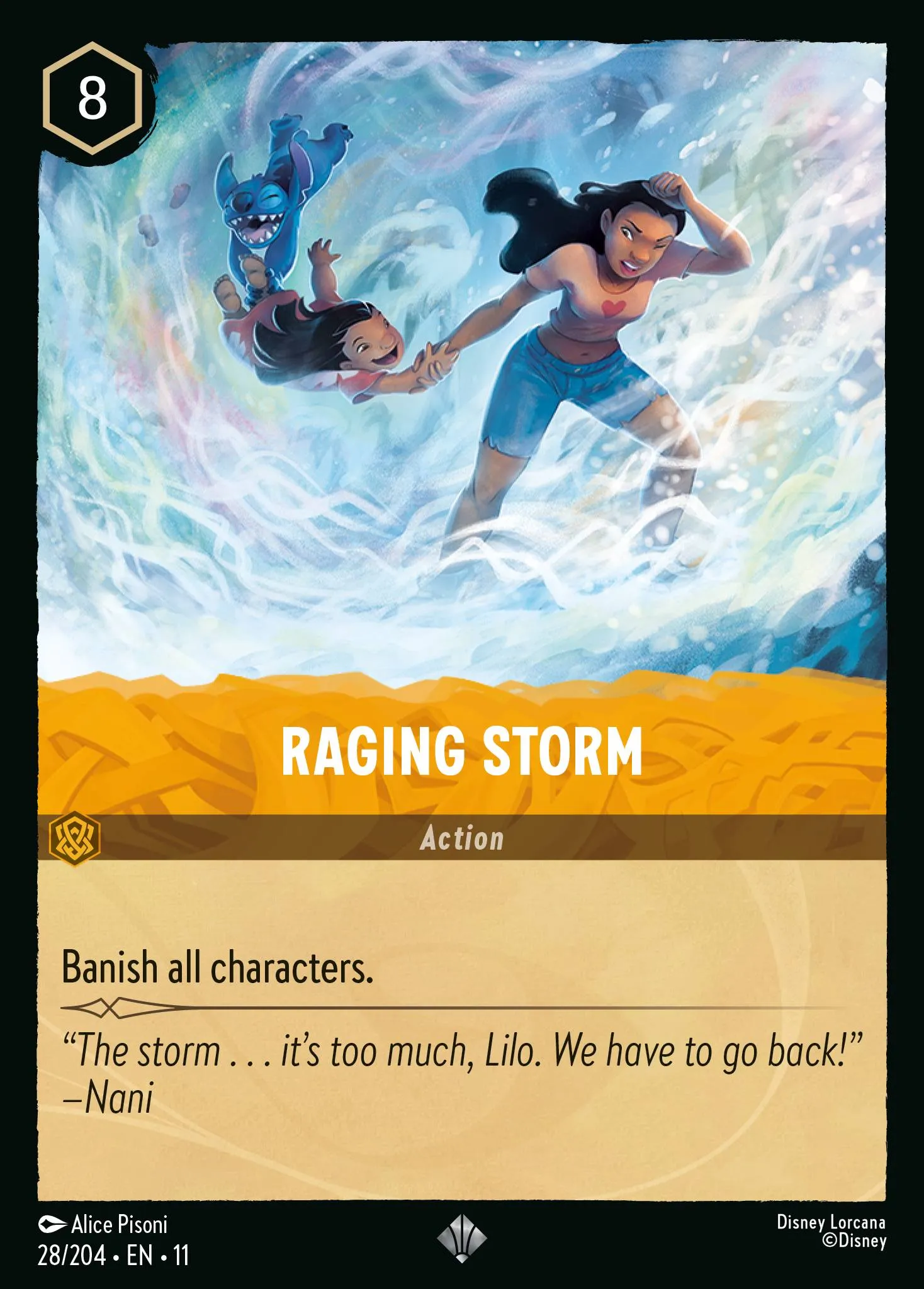 2026 Winterspell Raging Storm [Foil] Super Rare #28 Super Rare card image