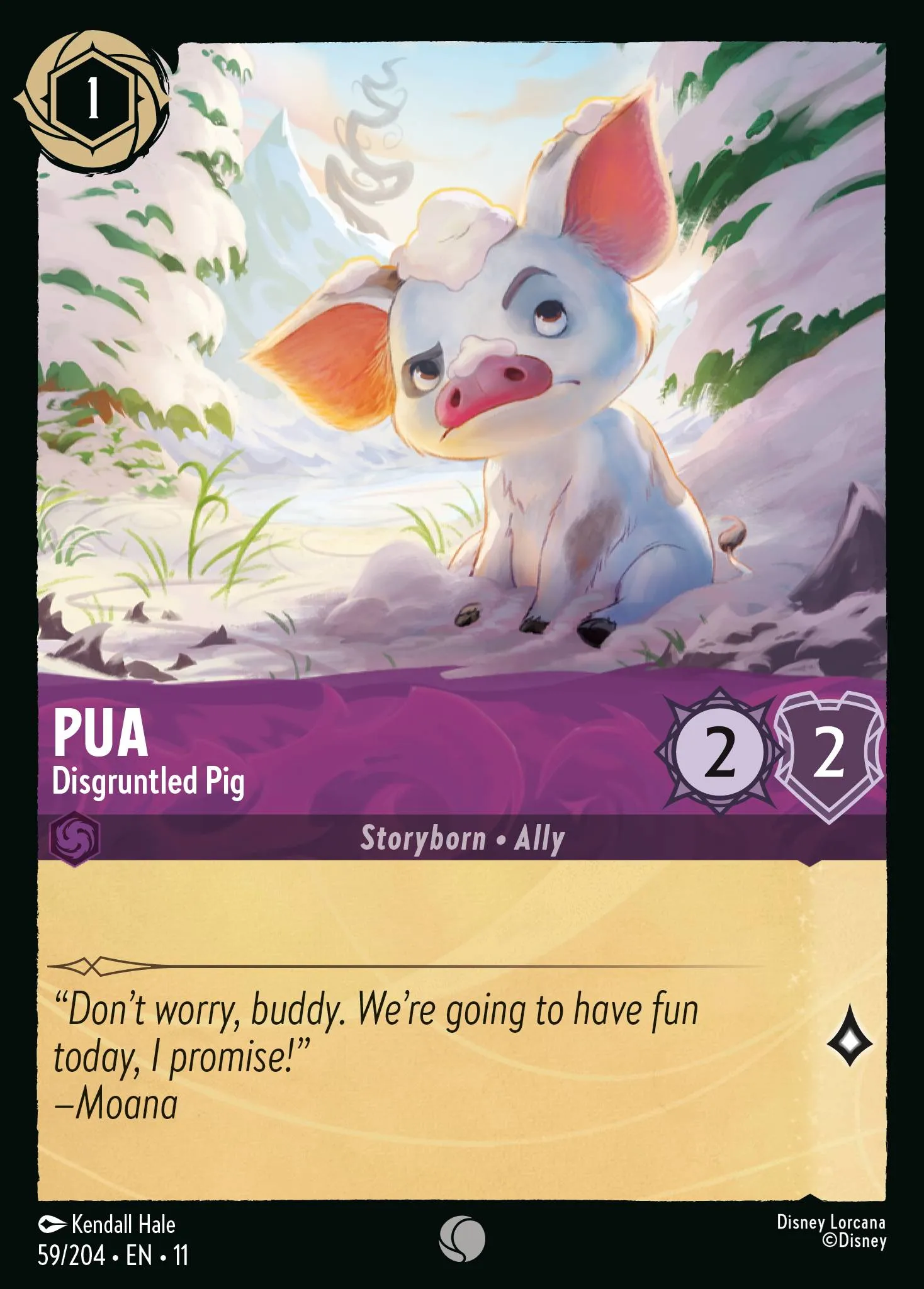 2026 Winterspell Yzma - Transformed Kitten Common #59 Common card image