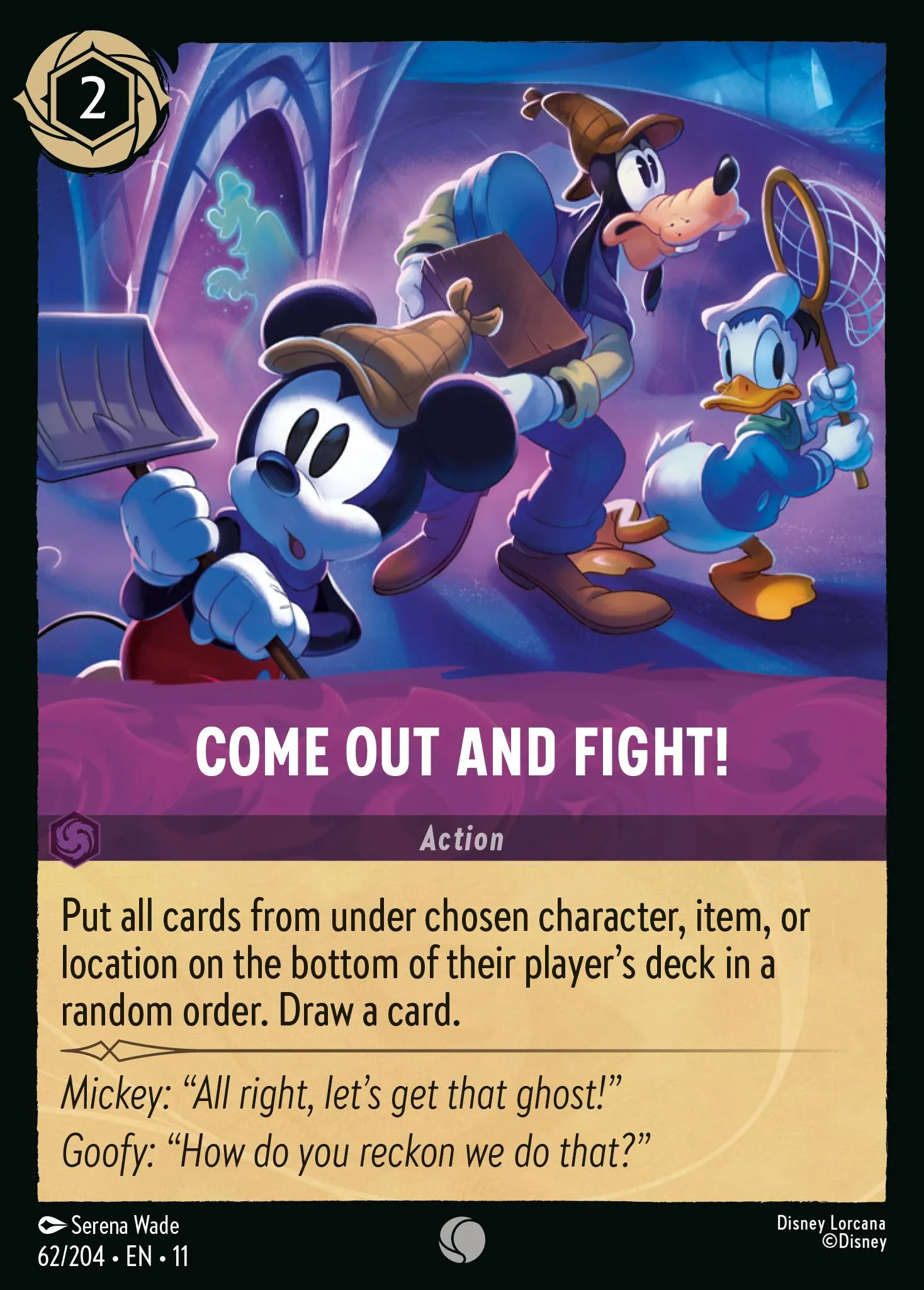 2026 Winterspell Come Out and Fight! [Foil] Common #62 Common card image