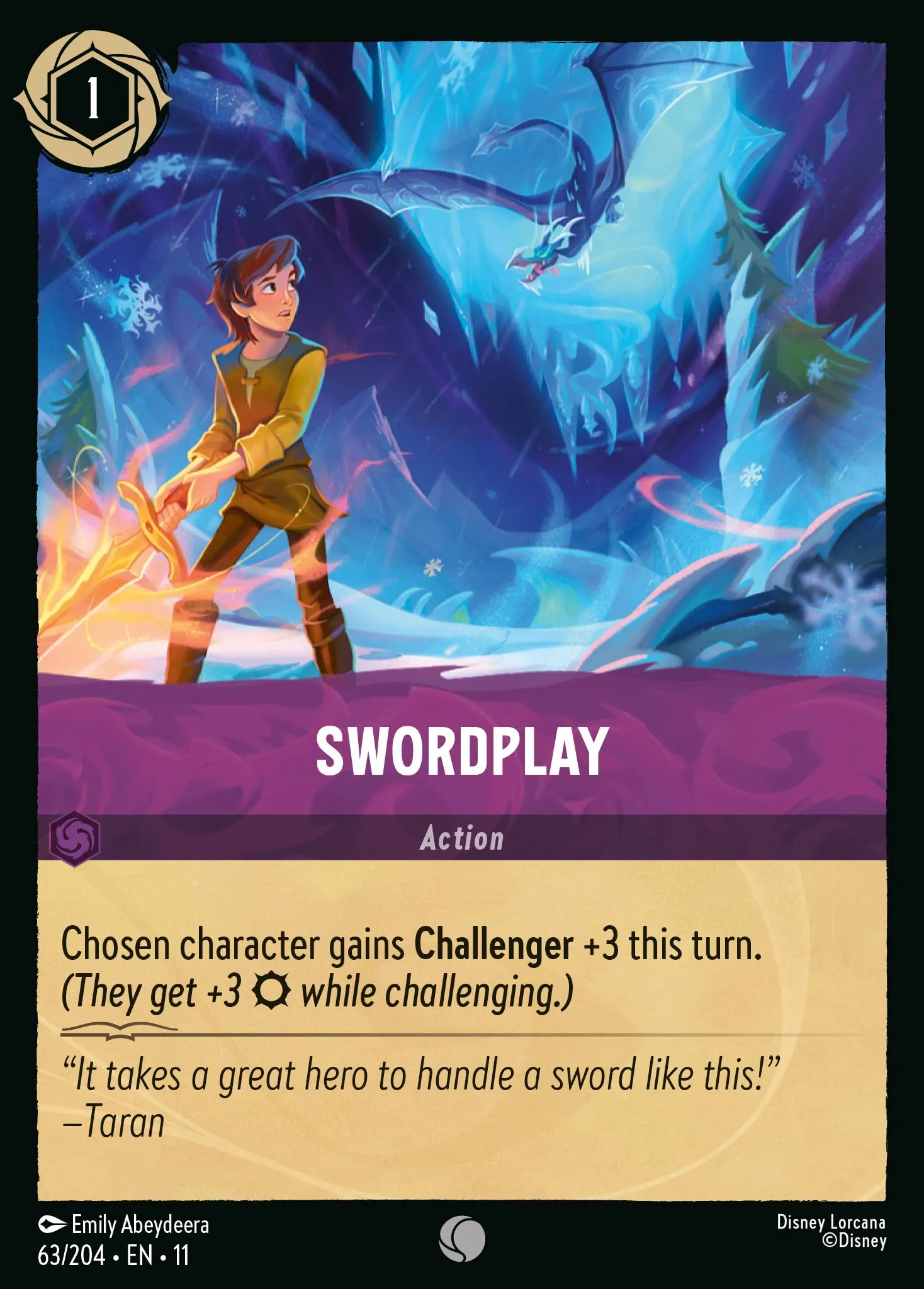 2026 Winterspell Swordplay Common #63 Common card image