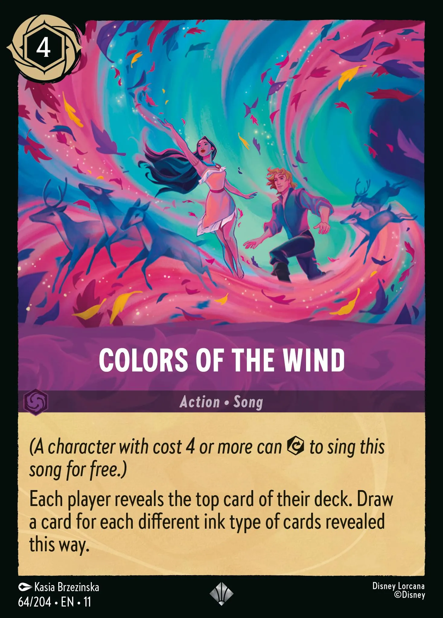 2026 Winterspell Colors of the Wind [Foil] Super Rare #64 Super Rare card image