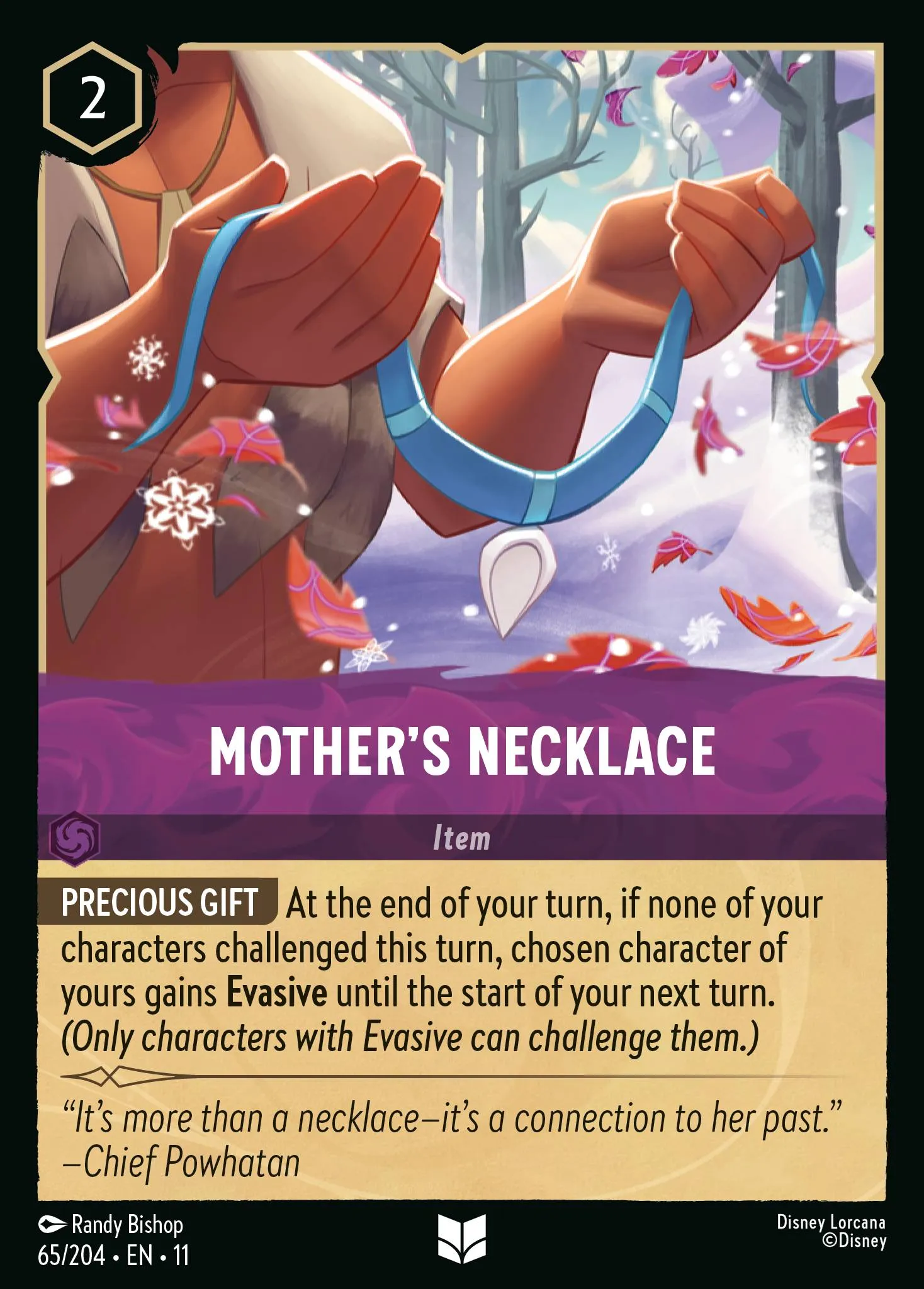 2026 Winterspell Mother's Necklace [Foil] Uncommon #65 Uncommon card image