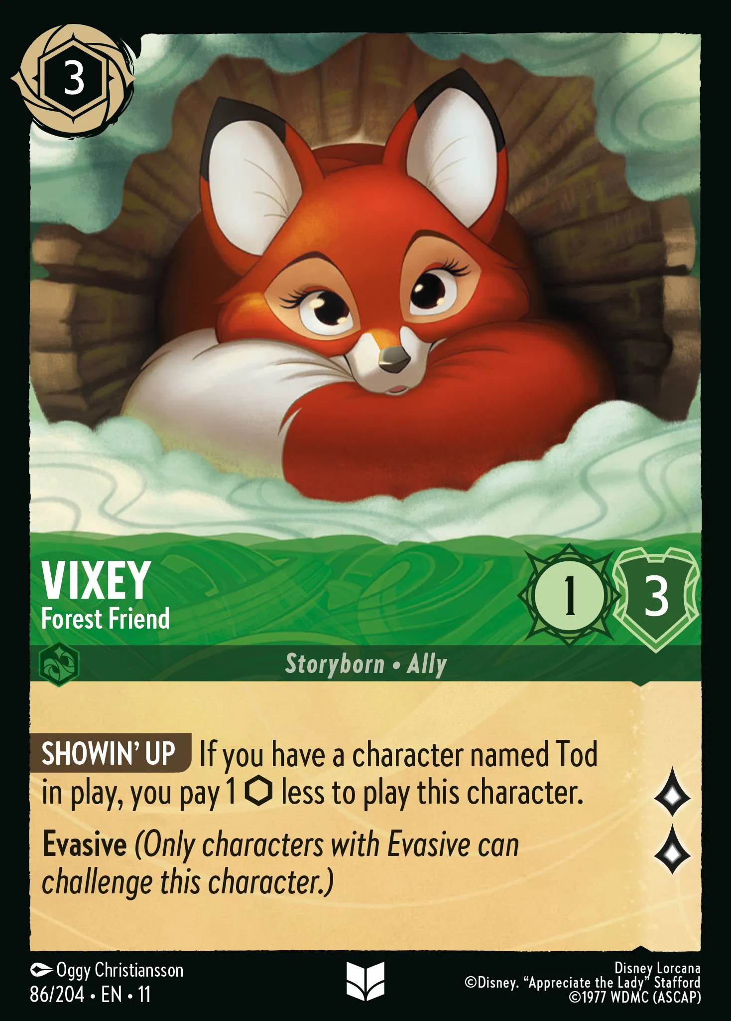 2026 Winterspell Vixey - Forest Friend #86 Uncommon card image