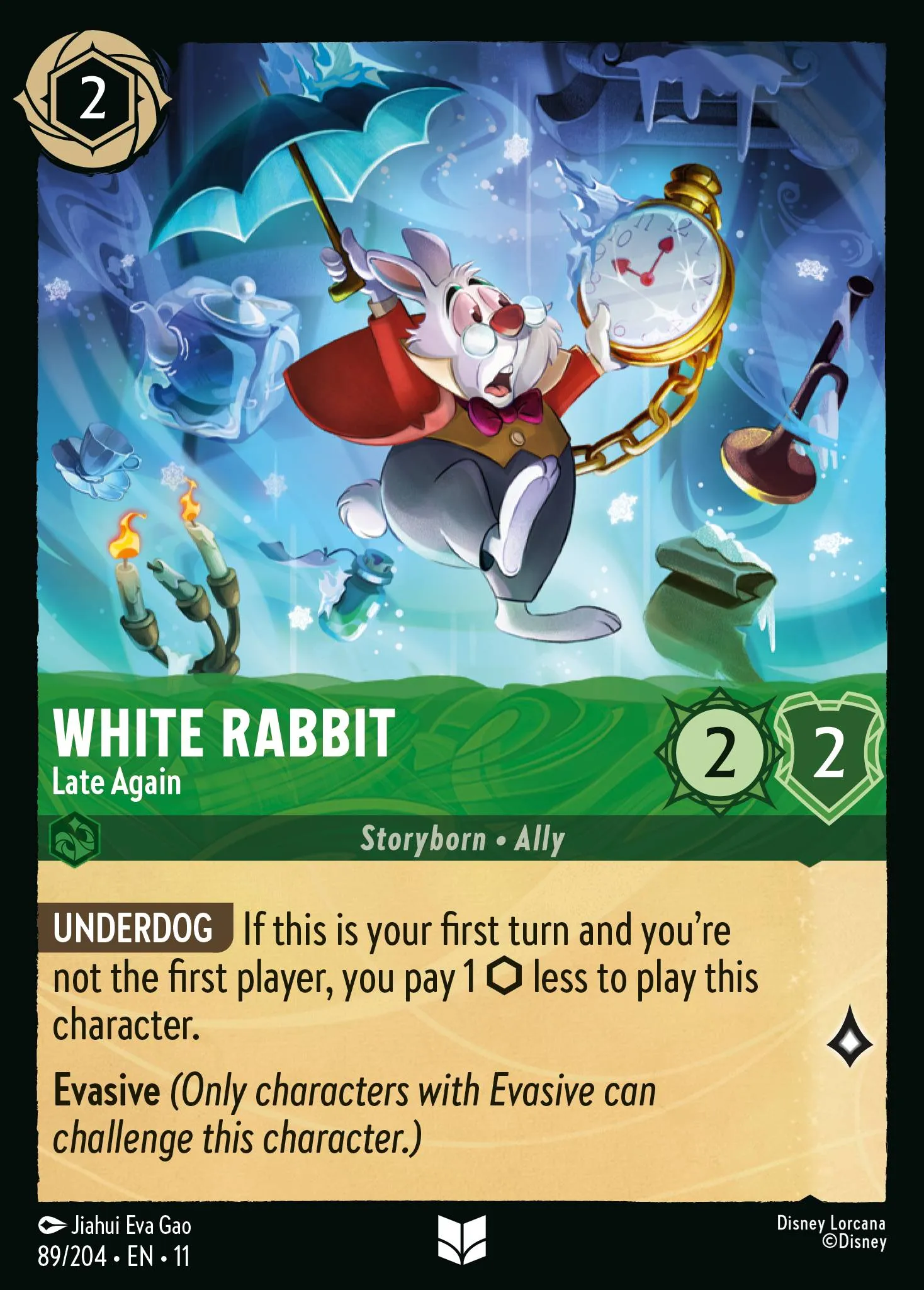 2026 Winterspell White Rabbit - Late Again Uncommon #89 Uncommon card image