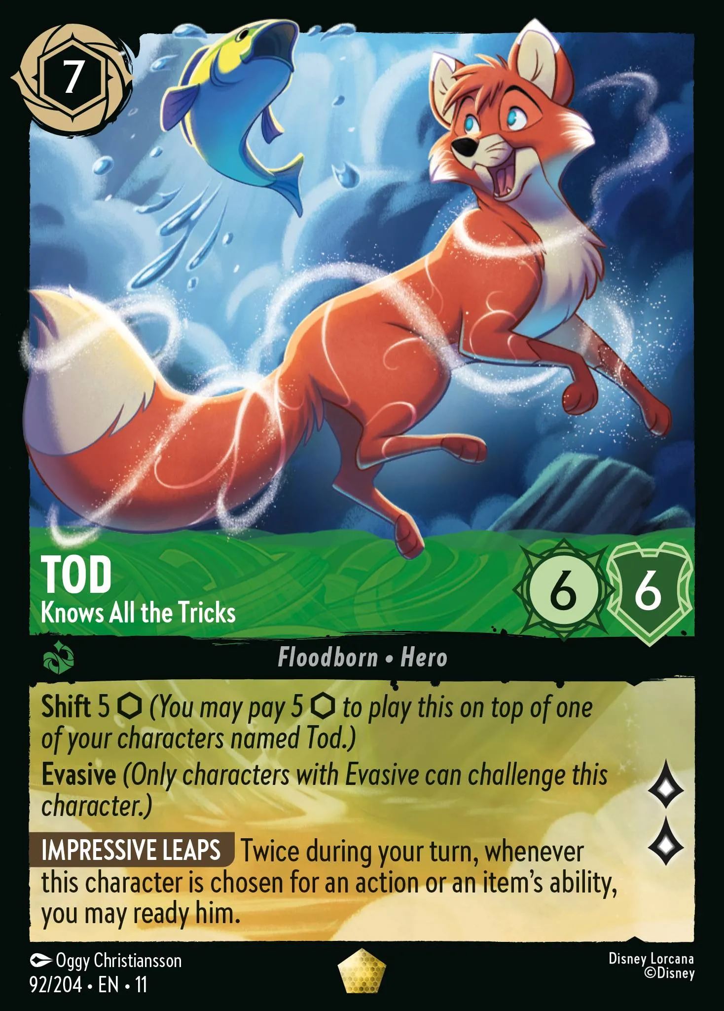 2026 Winterspell Shere Khan - Infamous Tiger #92 Legendary card image
