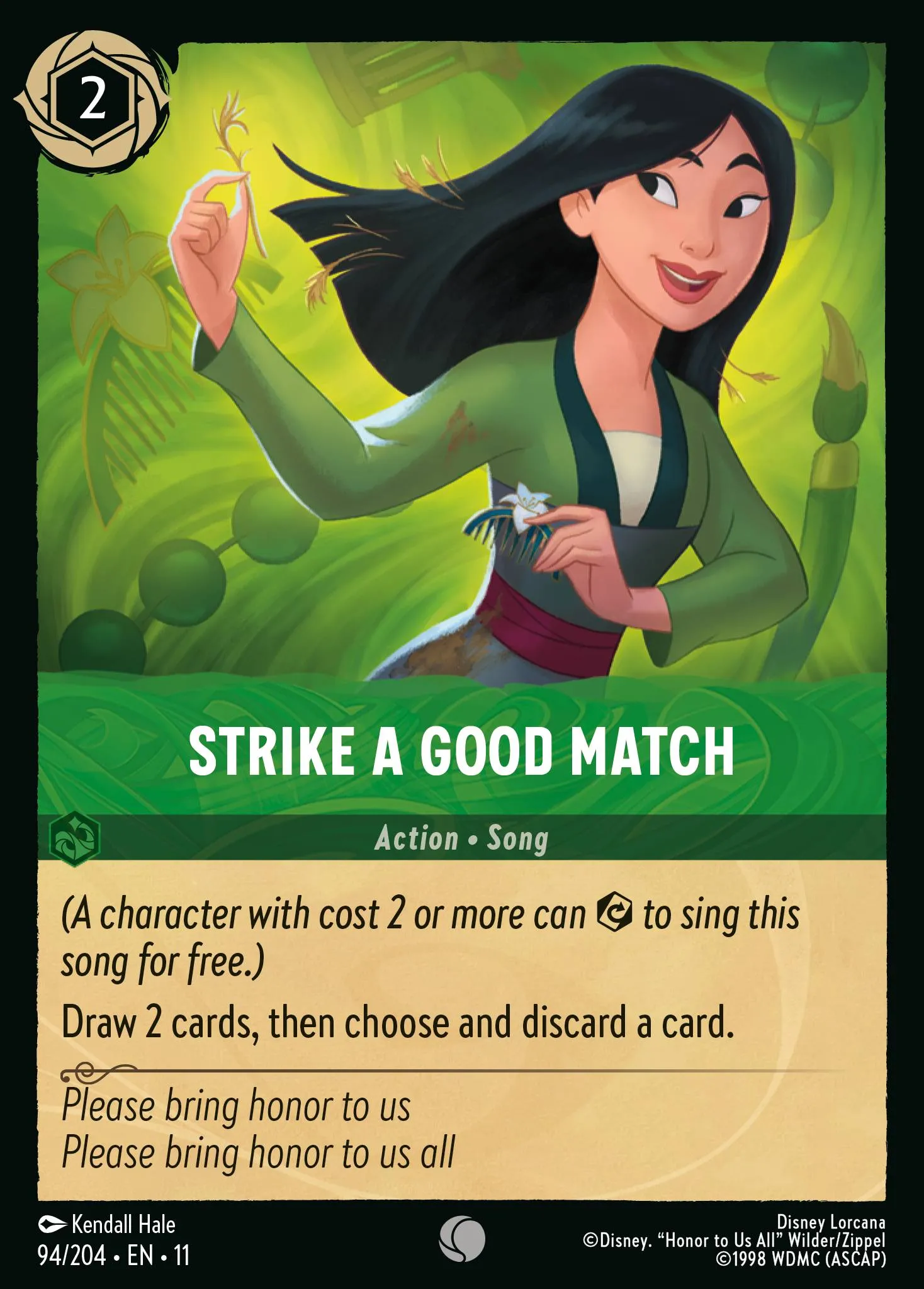 2026 Winterspell Strike a Good Match Common #94 Common card image