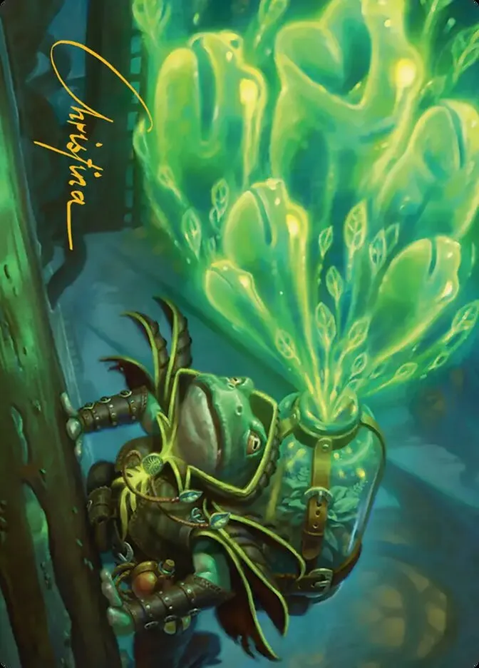 2026 Secrets of Strixhaven Art Series Burrog Barrage // Burrog Barrage #15 common card image