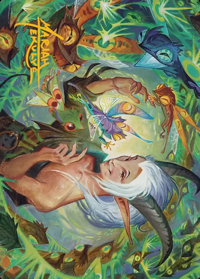 2026 Secrets of Strixhaven Art Series Lumaret's Favor // Lumaret's Favor #16 common card image