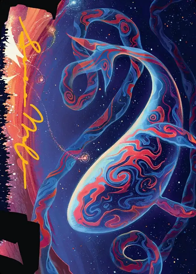 2026 Secrets of Strixhaven Art Series Spectacular Skywhale // Spectacular Skywhale #24 common card image