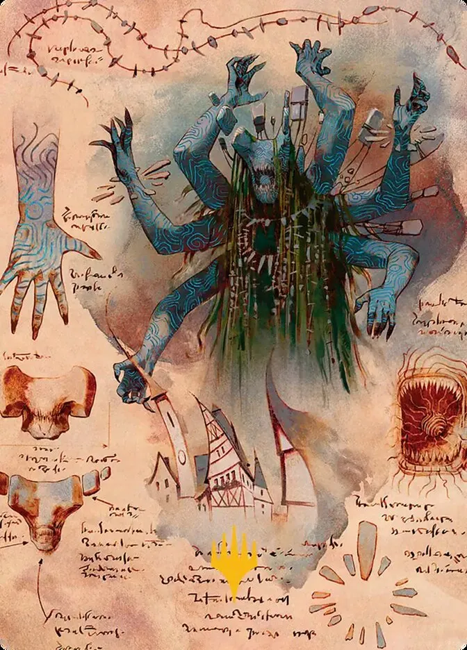 2026 Secrets of Strixhaven Art Series The Dawning Archaic // The Dawning Archaic #29 common card image