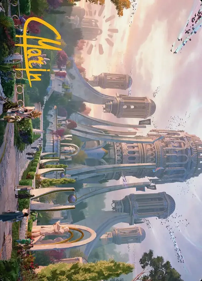 2026 Secrets of Strixhaven Art Series Command Tower // Command Tower #39 common card image