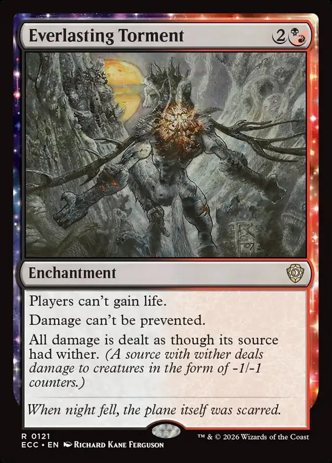 2026 Lorwyn Eclipsed Commander Everlasting Torment rare #121 rare card image