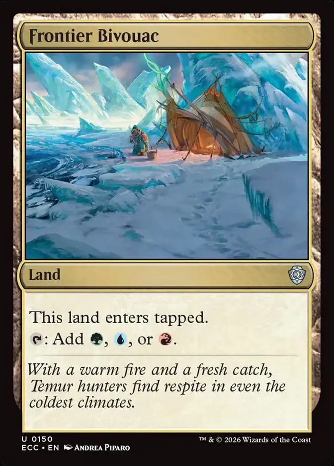 2026 Lorwyn Eclipsed Commander Frontier Bivouac uncommon #150 uncommon card image