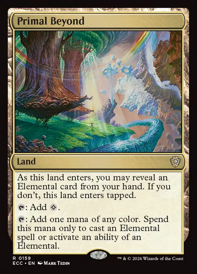 2026 Lorwyn Eclipsed Commander Primal Beyond rare #159 rare card image