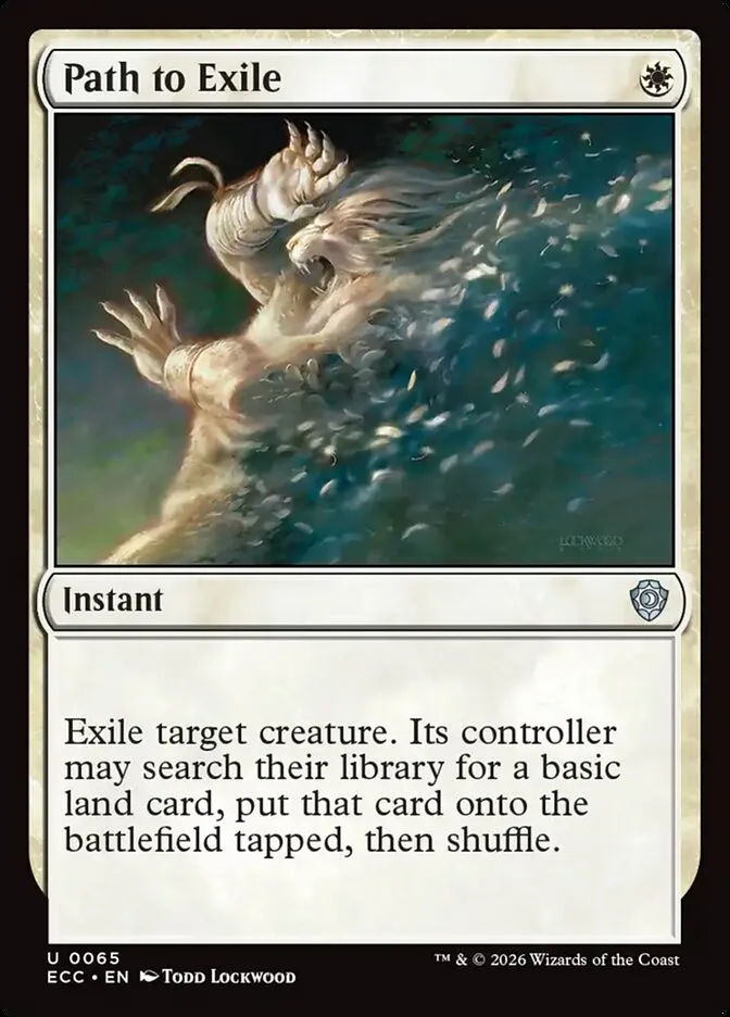 2026 Lorwyn Eclipsed Commander Path to Exile uncommon #65 uncommon card image