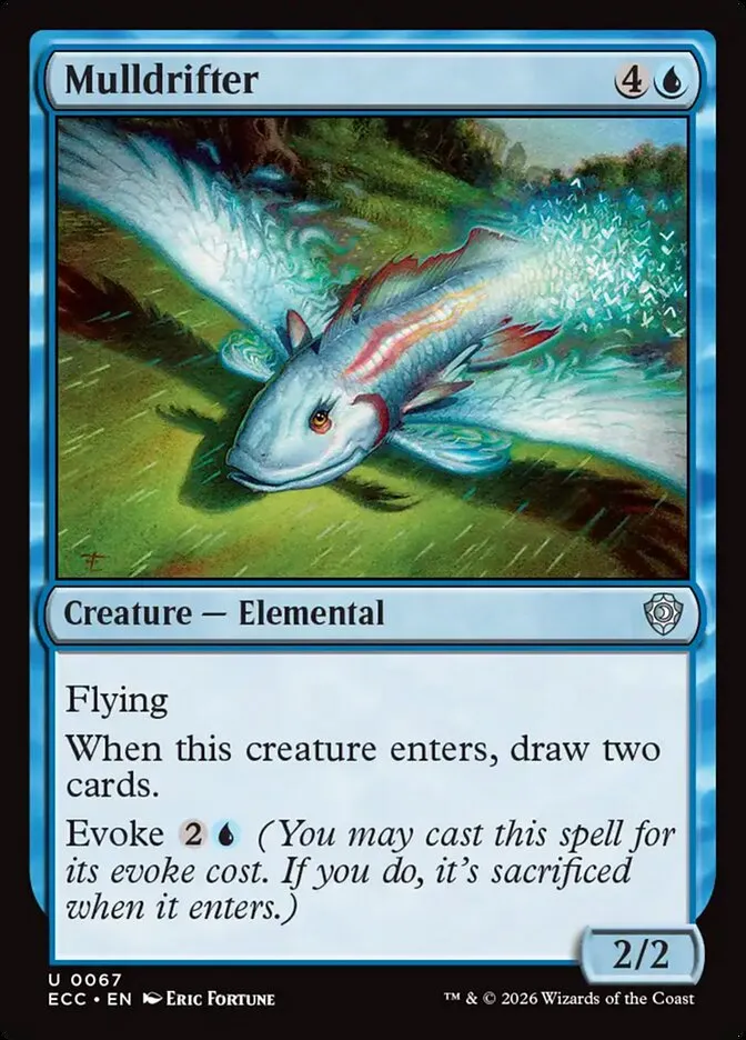 2026 Lorwyn Eclipsed Commander Mulldrifter uncommon #67 uncommon card image