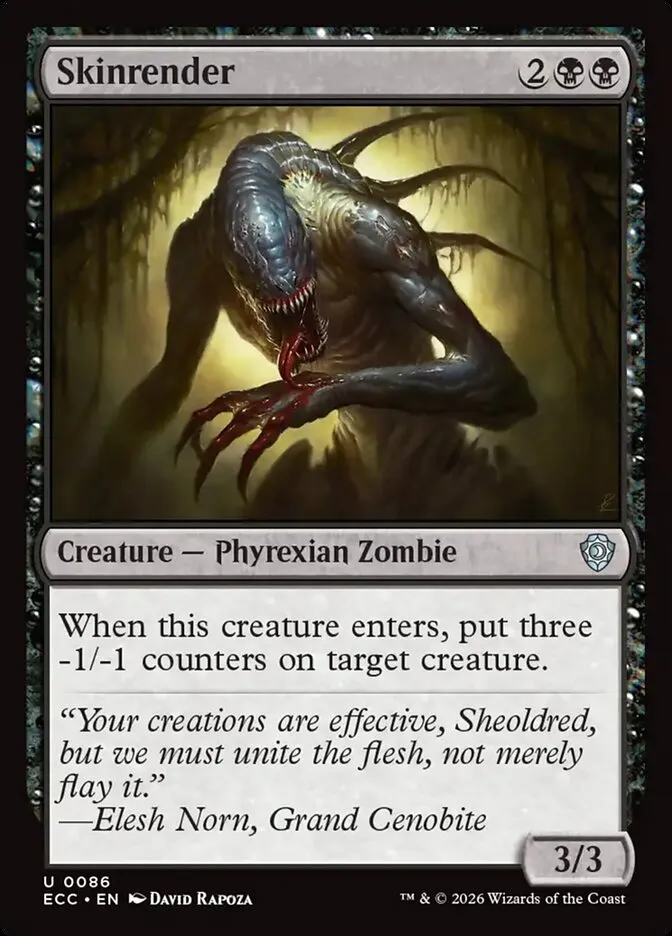 2026 Lorwyn Eclipsed Commander Skinrender uncommon #86 uncommon card image