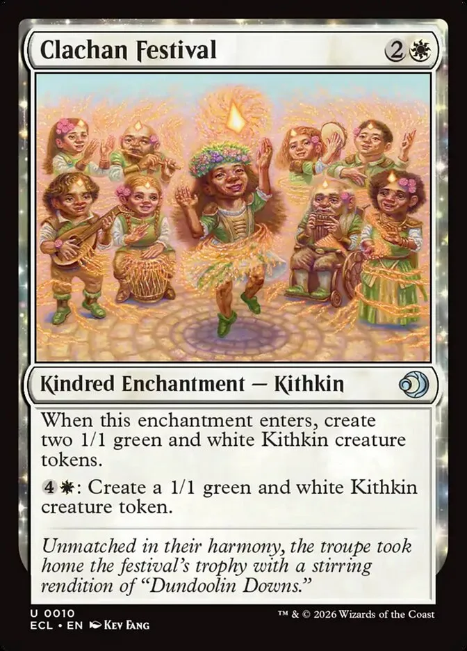 2026 Lorwyn Eclipsed Clachan Festival [Foil] uncommon #10 uncommon card image