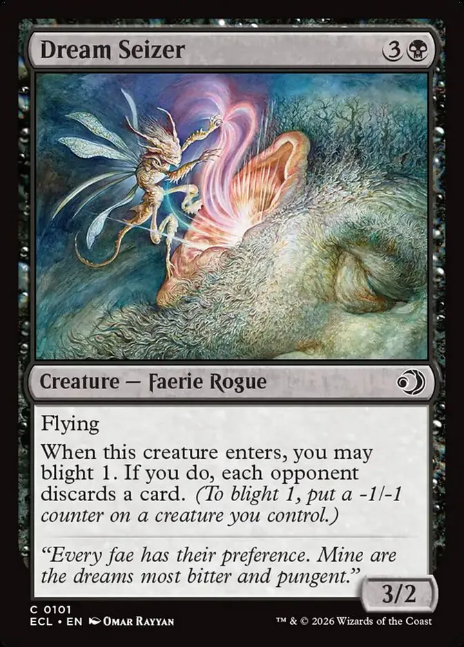 2026 Lorwyn Eclipsed Dream Seizer common #101 common card image