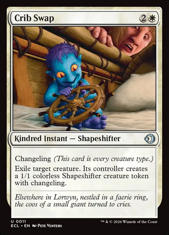 2026 Lorwyn Eclipsed Crib Swap [Foil] uncommon #11 uncommon card image