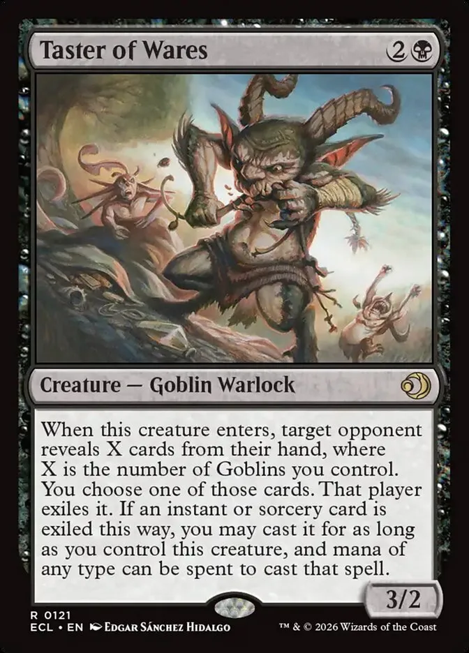 2026 Lorwyn Eclipsed Taster of Wares [Foil] rare #121 rare card image
