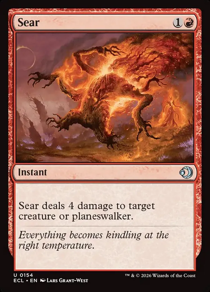 2026 Lorwyn Eclipsed Sear [Foil] uncommon #154 uncommon card image