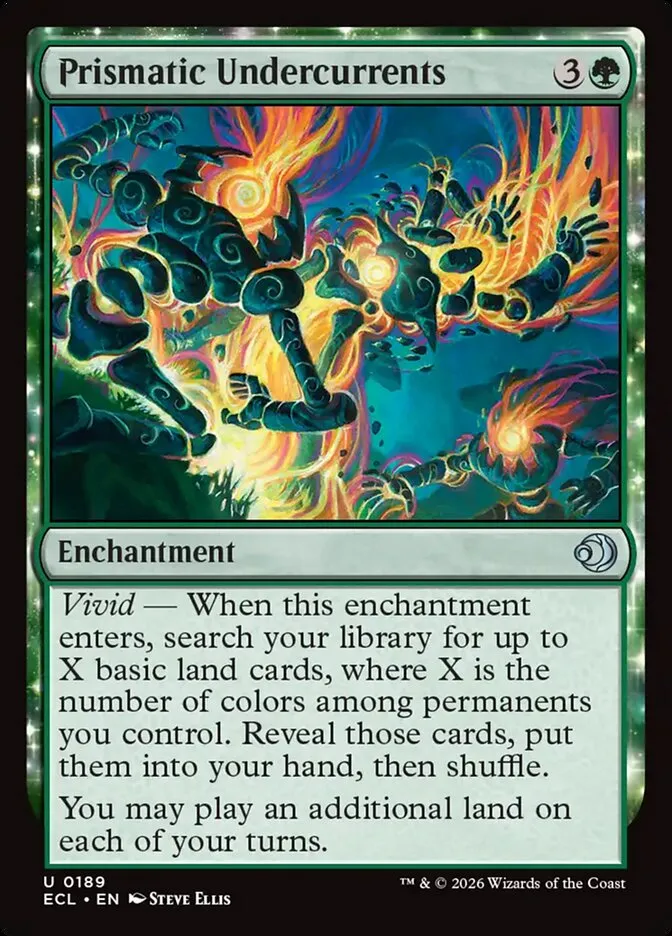 2026 Lorwyn Eclipsed Prismatic Undercurrents uncommon #189 uncommon card image