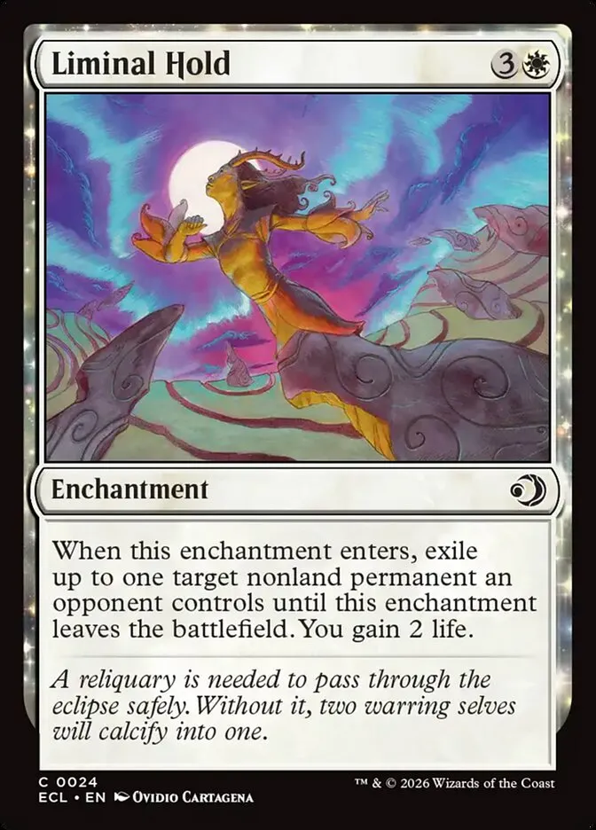 2026 Lorwyn Eclipsed Liminal Hold common #24 common card image
