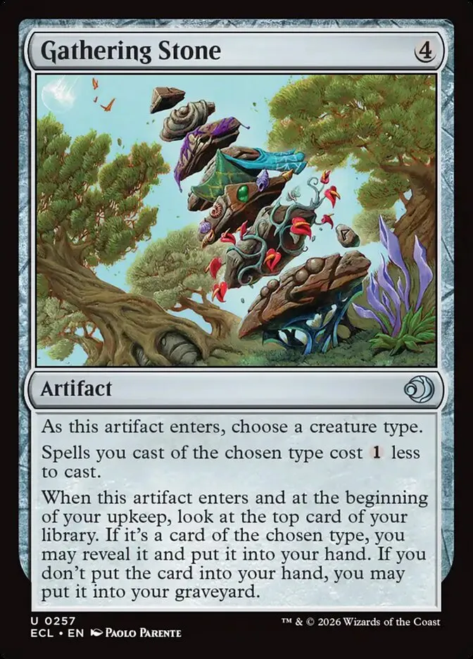 2026 Lorwyn Eclipsed Gathering Stone uncommon #257 uncommon card image