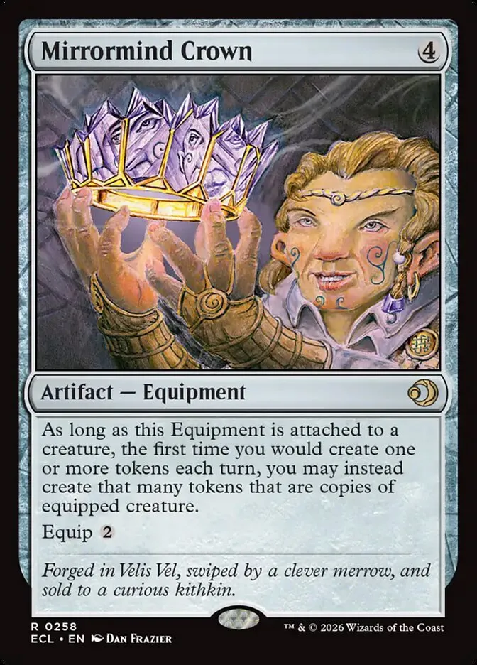 2026 Lorwyn Eclipsed Mirrormind Crown [Promo] rare #258 rare card image